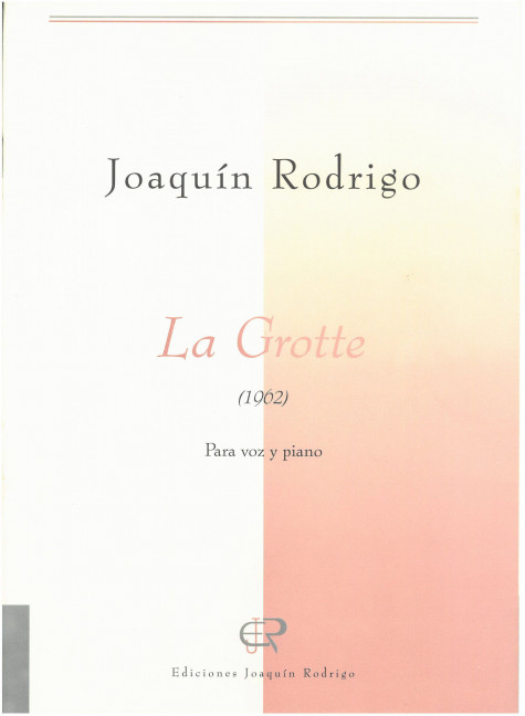 La grotte, Homenaje a Claude Debussy, para voz y piano