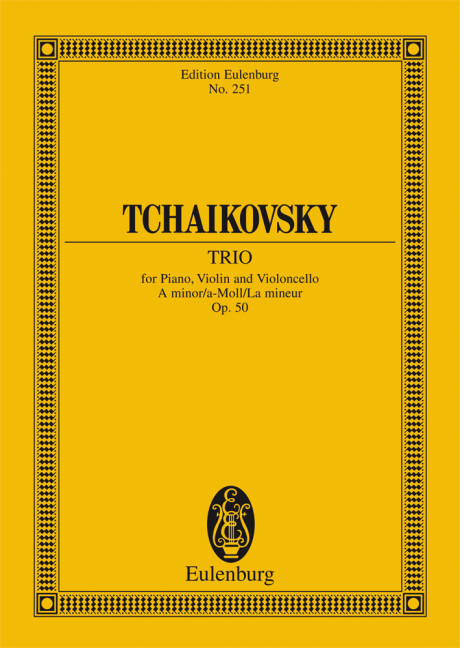 Piano Trio A minor op. 50 CW 93, Study score