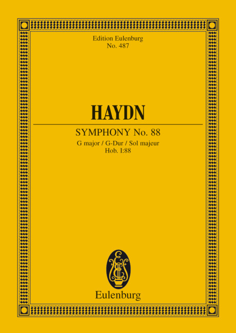 Symphony No. 88 G major Hob. I: 88, for orchestra, Study score