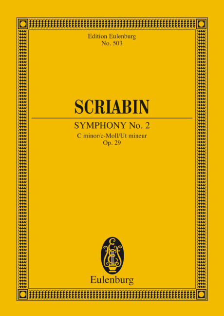 Symphony No. 2 C minor op. 29, for orchestra, Study score
