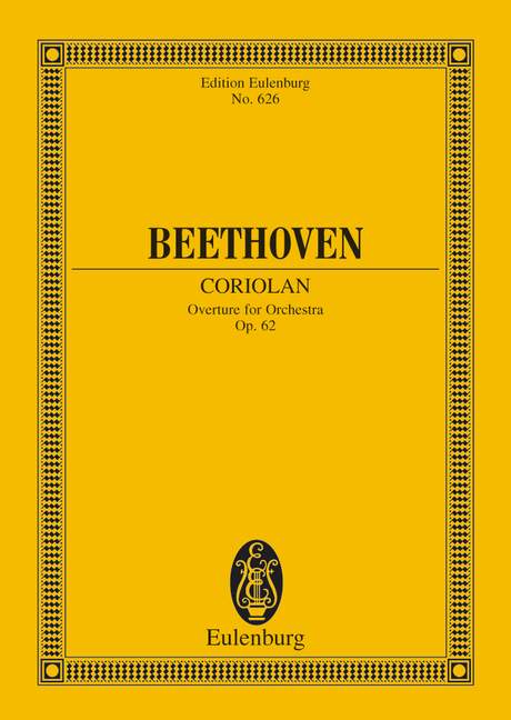 Coriolan op. 62, Overture, for orchestra, Study score