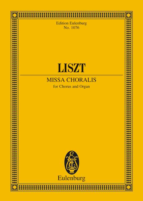 Missa choralis, for mixed choir (SATB) and organ, Study score