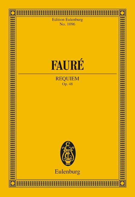 Requiem op. 48, for 2 soloists, choir and orchestra, Study score