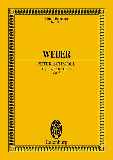 Peter Schmoll op. 8 JV 8, Overture, for orchestra, Study score