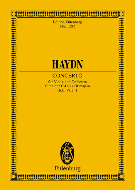Concerto C major Hob. VIIa: 1, for violin and orchestra, Study score