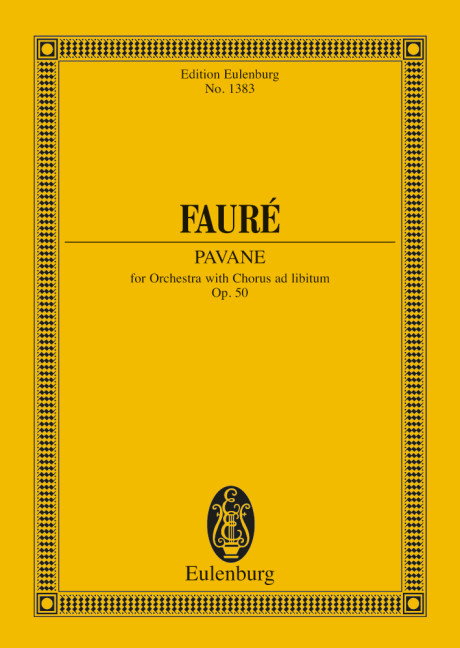 Pavane op. 50, for orchestra with choir (ad libitum), Study score