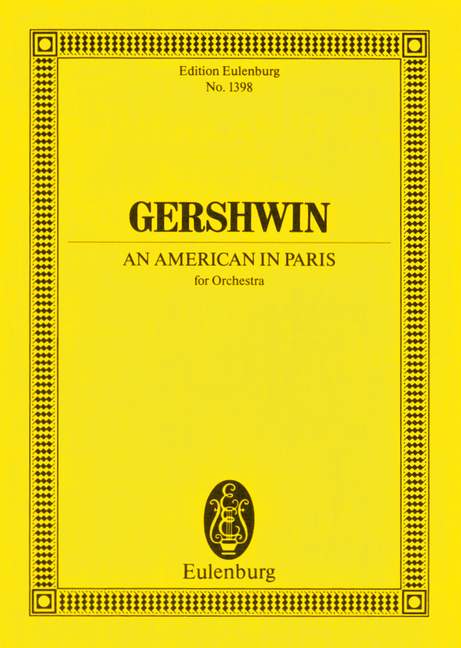 An American in Paris, for orchestra, Study score