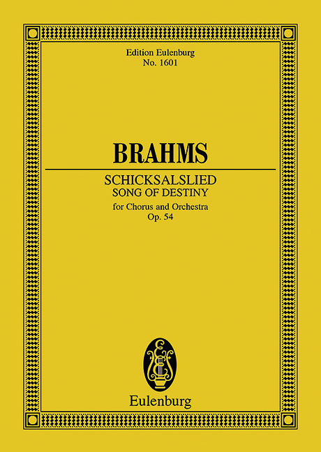Song of Destiny op. 54, for choir and orchestra, Study score