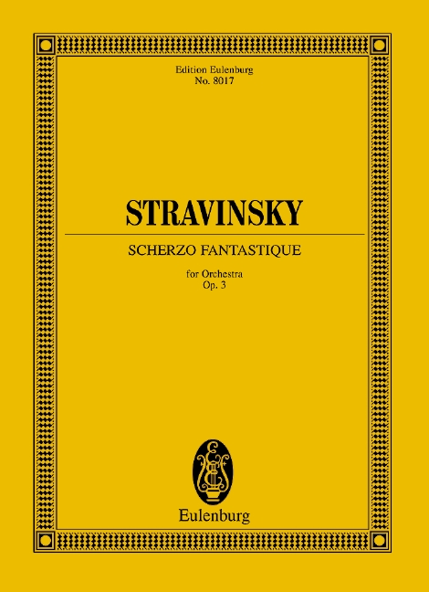 Scherzo fantastique op. 3, (Le vol de l'abeille), for orchestra, Study score