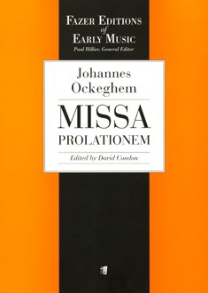 Missa Prolationem, for mixed choir (SATB), Choral score