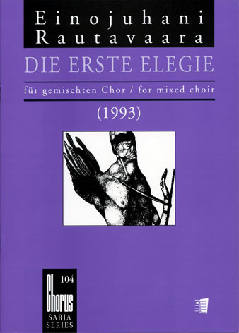 Die erste Elegie No. 104, for mixed choir (SATB), Choral score