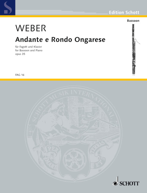Andante e Rondo Ongarese op. 35, for bassoon and piano