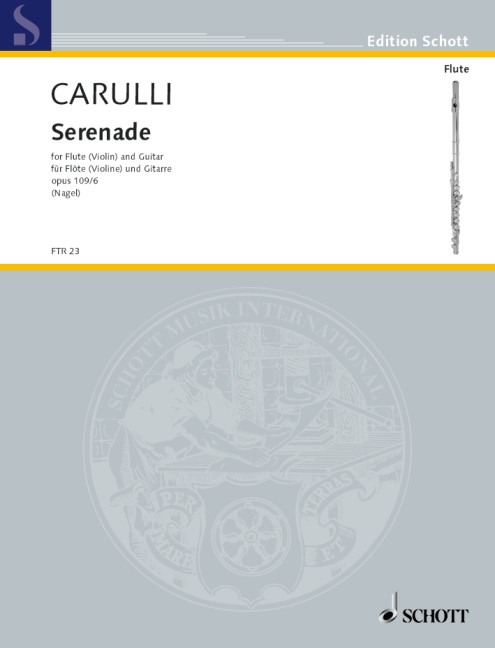 Serenade op. 109/6, for flute (violin) and guitar