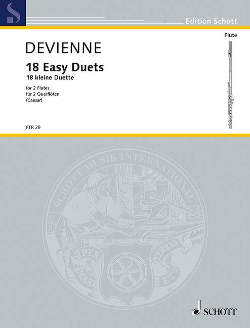 18 Easy Duets, for 2 flutes, Performing score