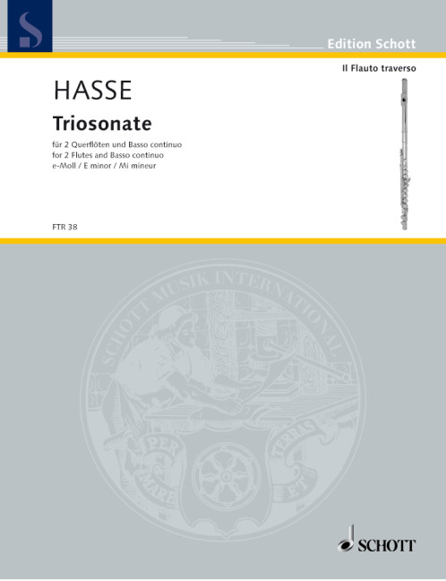 Triosonata No. 1 E minor, for 2 flutes (violins) and basso continuo