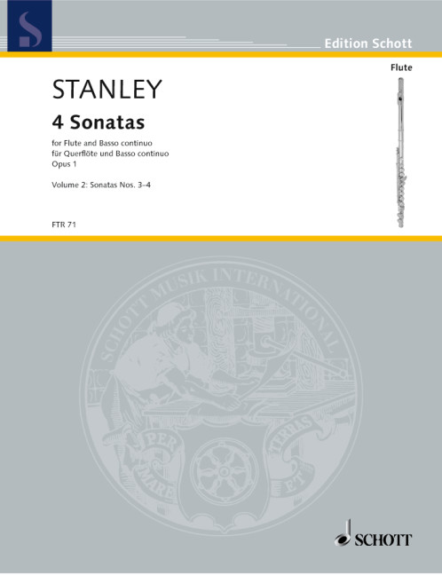 Four Sonatas, for flute and basso continuo, vol. 2: Sonatas 3-4