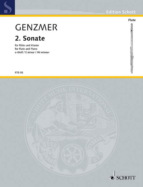 Sonata No. 2 in E minor GeWV 223, for flute and piano