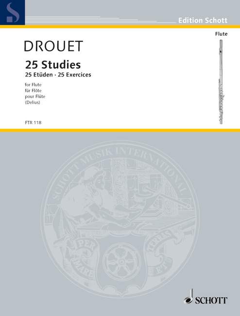 25 Studies, for flute