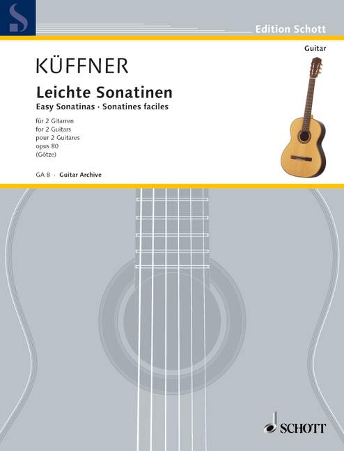 Easy Sonatinas op. 80, Ausgabe für 2 Gitarren, for 2 guitars
