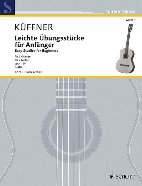 Easy Studies for Beginners op. 168, for 2 guitars