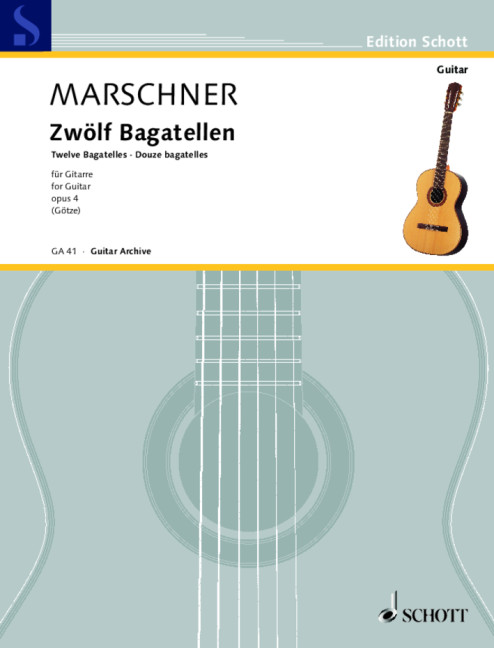 12 Bagatells op. 4, for guitar