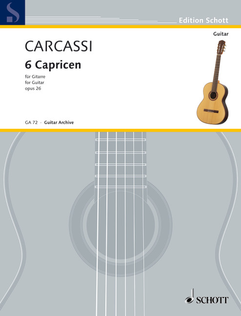 6 Caprices op. 26, for guitar