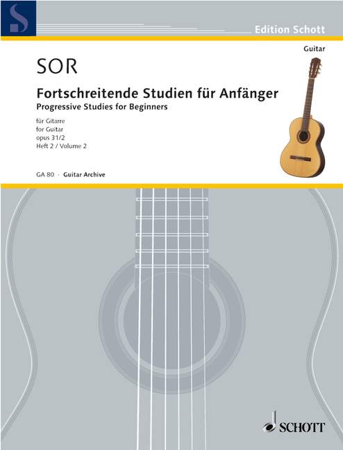Progressive Studies for Beginners op. 31, for guitar