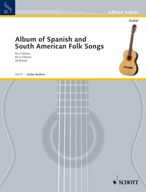 Album of Spanish and South American Folk Songs, for 2 guitars