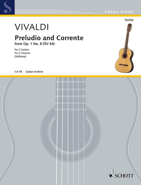 Preludio and Corrente op. 1/8 RV 64, for 2 guitars