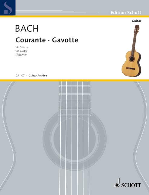 Different Pieces: Courante, Gavotte, for guitar