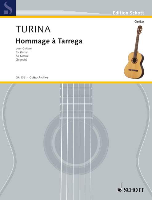 Hommage à Tárrega op. 69, for guitar