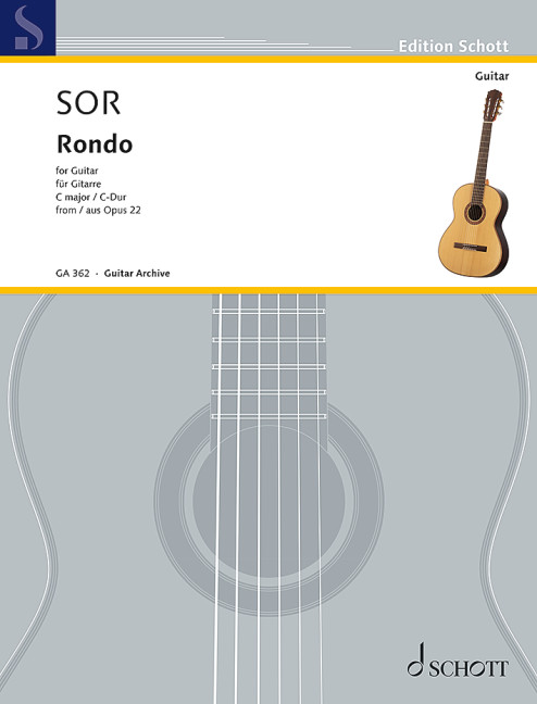Rondo C major aus op. 22, for guitar
