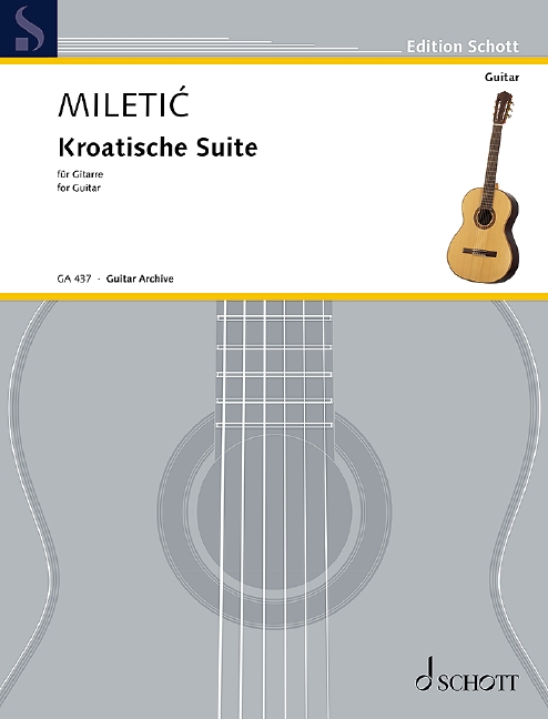 Kroatische Suite, Nach Volksweisen aus Medjimurje, for guitar