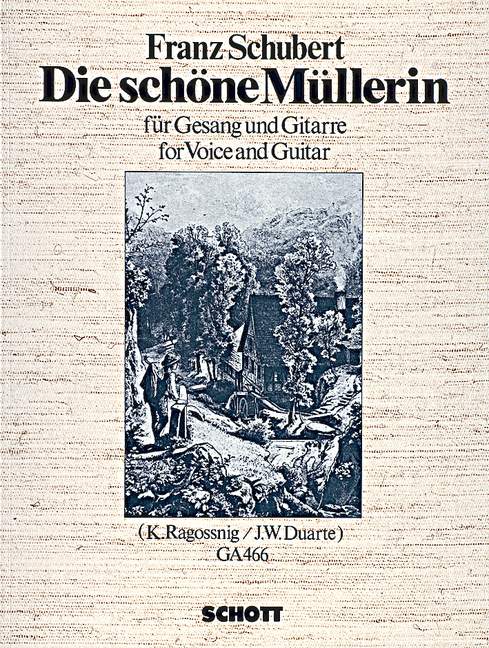 Die schöne Müllerin op. 25 D 795, for high voice (original) and guitar
