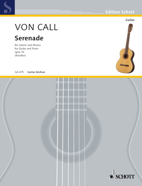 Serenade op. 76, for guitar and piano (harpsichord), Set of parts
