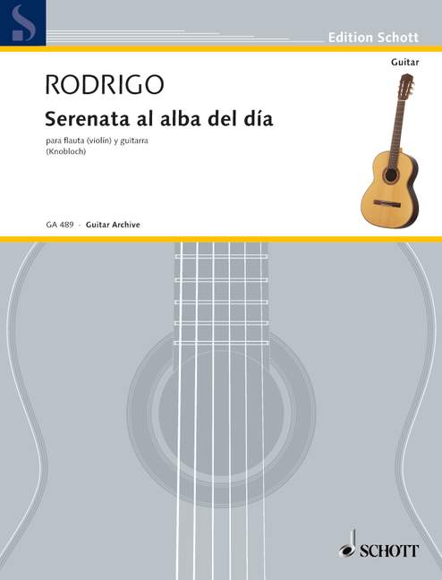 Serenade to the Dawn = Serenata al amanecer, for flute or violin and guitar