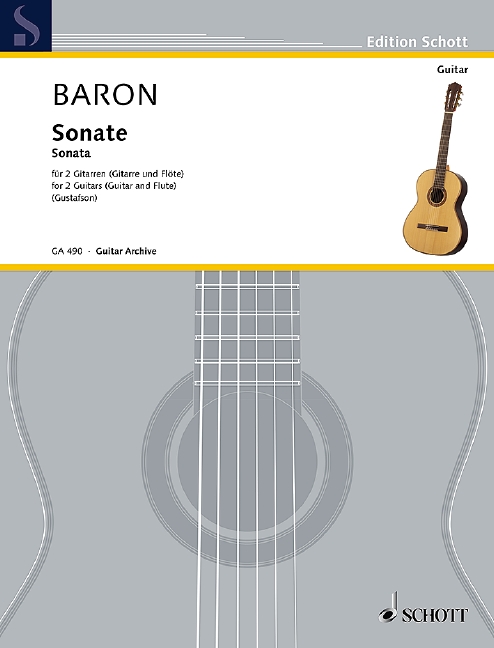 Sonata, for 2 guitars or flute and guitar, Performing score