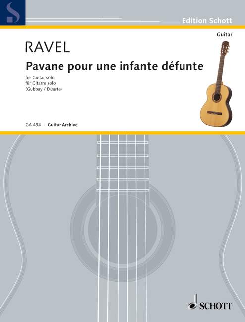Pavane pour une Infante défunte, for guitar