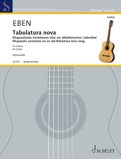 Tabulatura nova, Rhapsodische Variationen über ein altböhmisches Liebeslied, for guitar