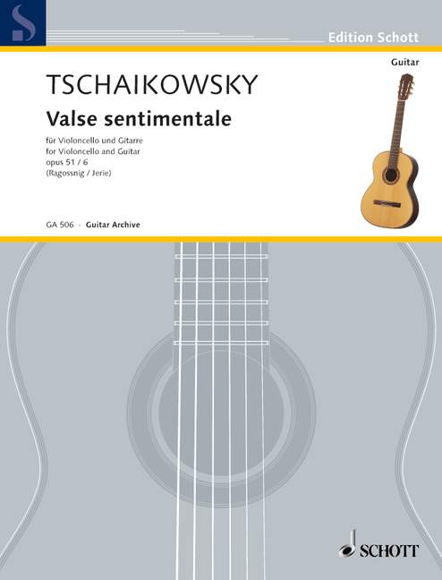 Valse sentimentale op. 51/6, for cello and guitar