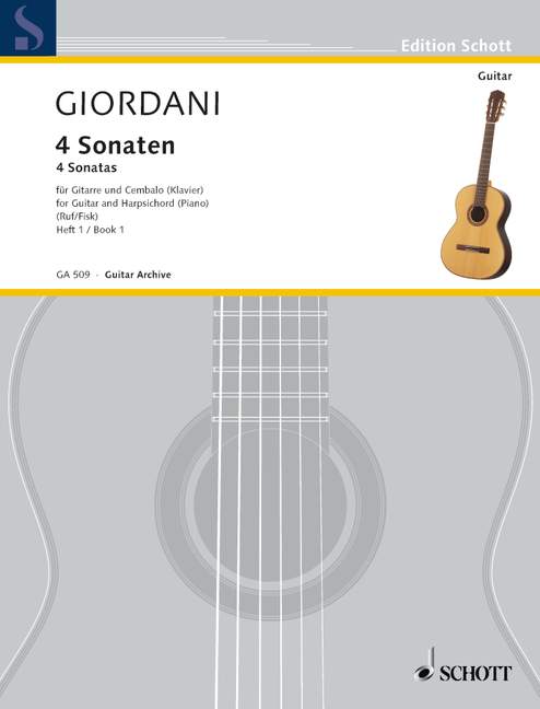 Four Sonatas, Sonatas A minor and C minor, for guitar and harpsichord (piano)
