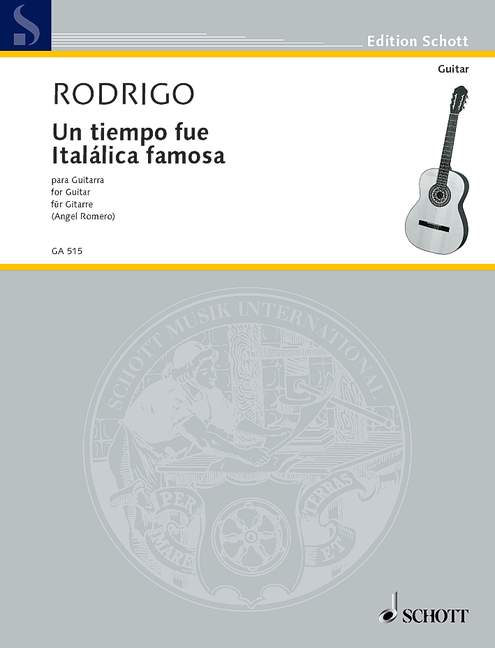 Un tiempo fue Itálica famosa, for guitar