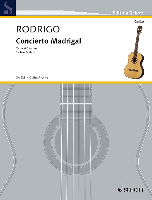 Concierto Madrigal, for 2 guitars and orchestra, Performing score