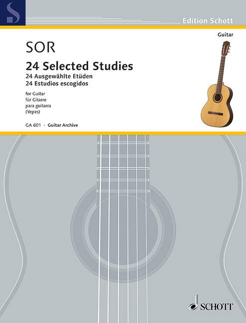 24 Selected Studies, for guitar