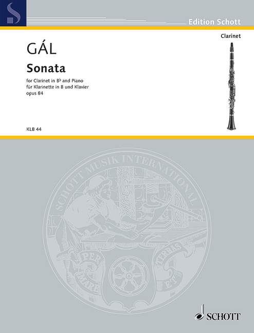 Sonata op. 84, for clarinet in Bb and piano
