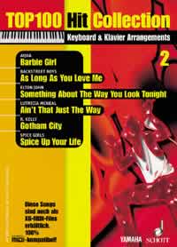 Top 100 Hit Collection Vol. 2, The best of the charts, for piano / keyboard