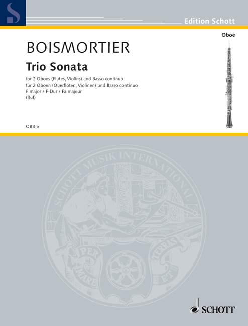 Trio Sonata F major op. 28/5, for 2 oboes (flutes, violins) and basso continuo