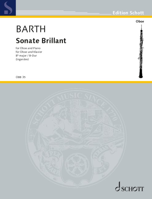 Sonata Brillant Bb major, for oboe and piano