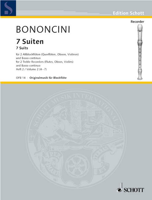 Seven Suites, vol. 2 (4-7), for Violoncello (Viola da gamba) ad libitum