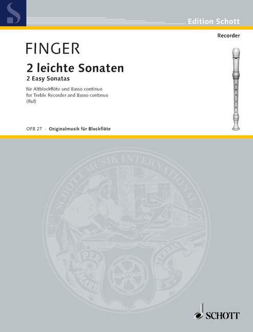 2 easy Sonatas, for Cembalo (Pianoforte), Violoncello (Viola da gamba) ad libitum
